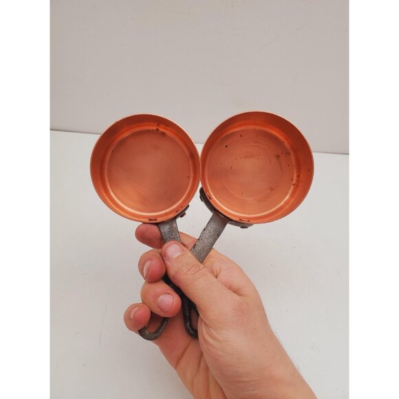 Handmade Copper Pot. Brass Handled Copper Pot- Special Gift - set of tow - Picture 9 of 10